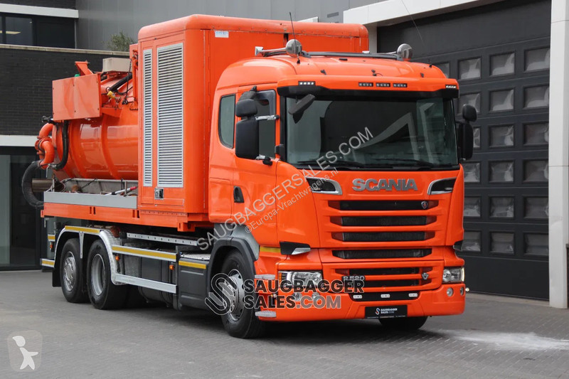 Camion Scania R520 V8 KOKS MegaVac oader 8000...