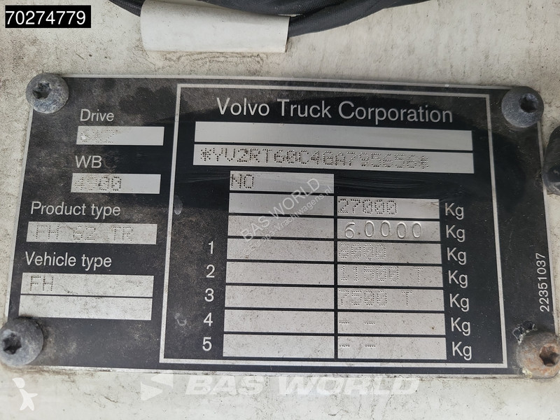 Camion Volvo 6X2 Thermo-king cooler Lift-Axle...