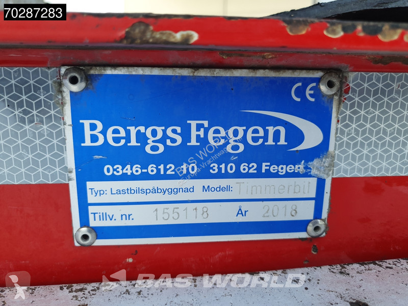 Camion Volvo 750 6X4 HIAB E96S 79 wood crane...