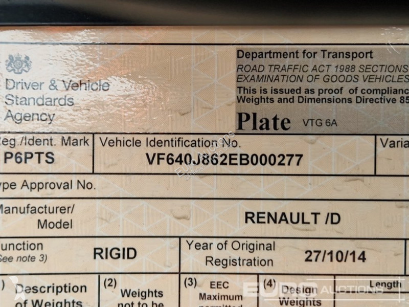 Camion Renault D18
