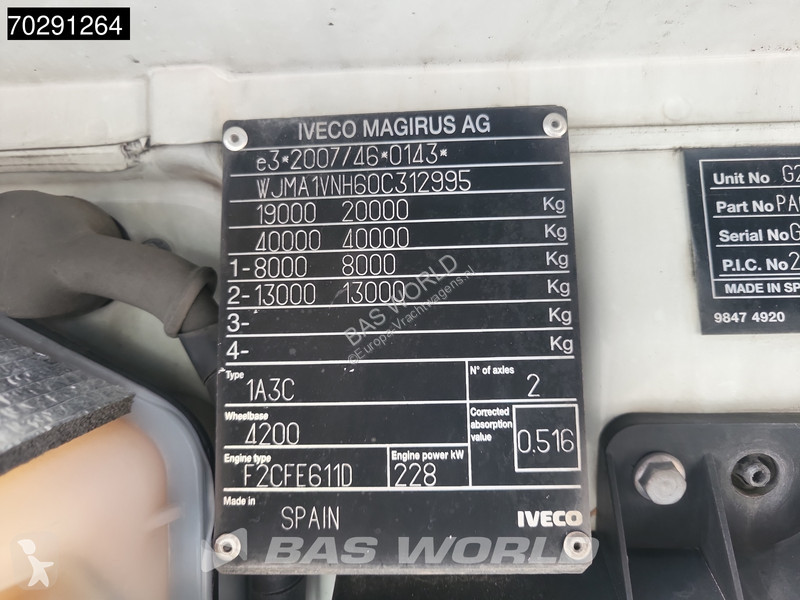 Kamion Iveco 310 4X2 Palfinger PK12002 EH Kran...