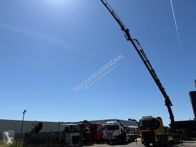 شاحنة Volvo 500 + HIAB 638 E-6 + JIB 6x + 8X4...