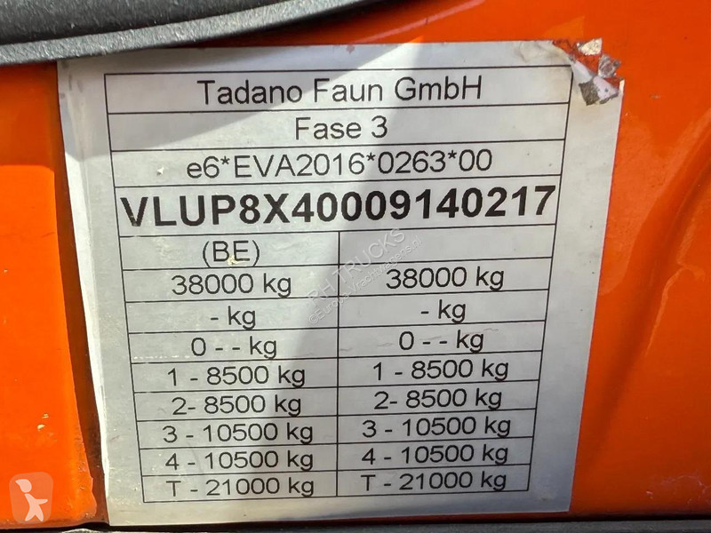 شاحنة Scania P380 8X4 + FAUN HK40 + FYJIB +...
