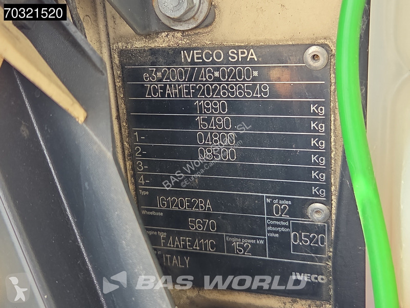 شاحنة Iveco 120E210 4X2 12t Cambio Automático...
