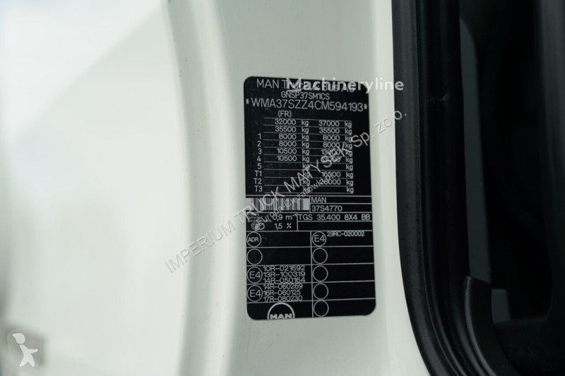 شاحنة MAN TGS 35.400 / 8x4 / BETONOMIESZARKA /...