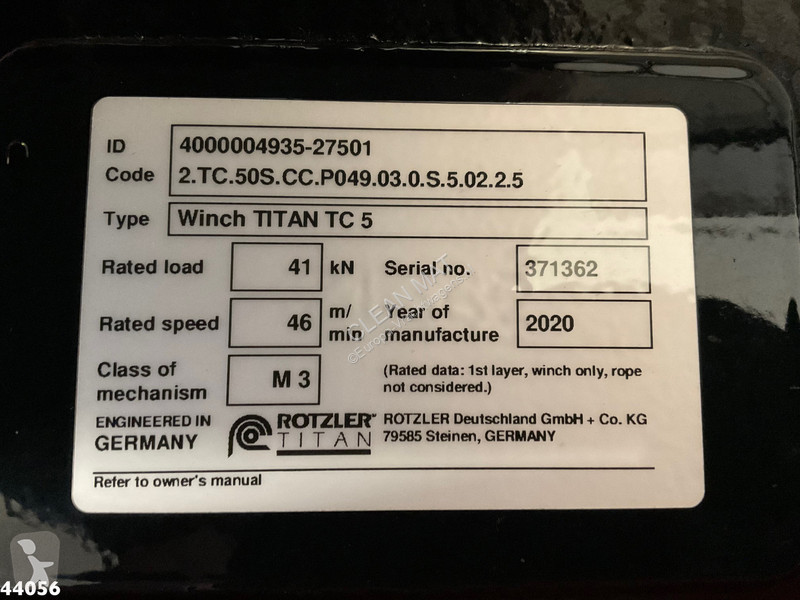 شاحنة Volvo 500 8x4 Euro 6 MPG 150 Tonmeter...