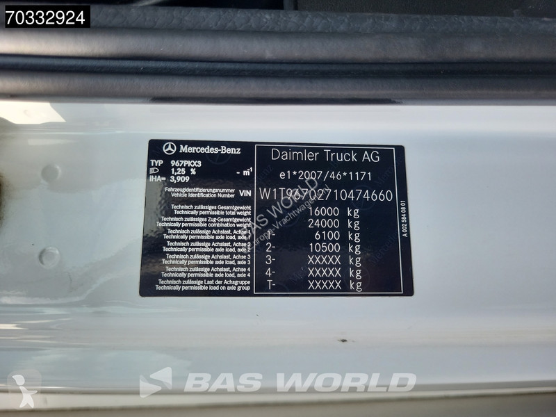 شاحنة Mercedes 1624 4X2 16tonner Thermo King...