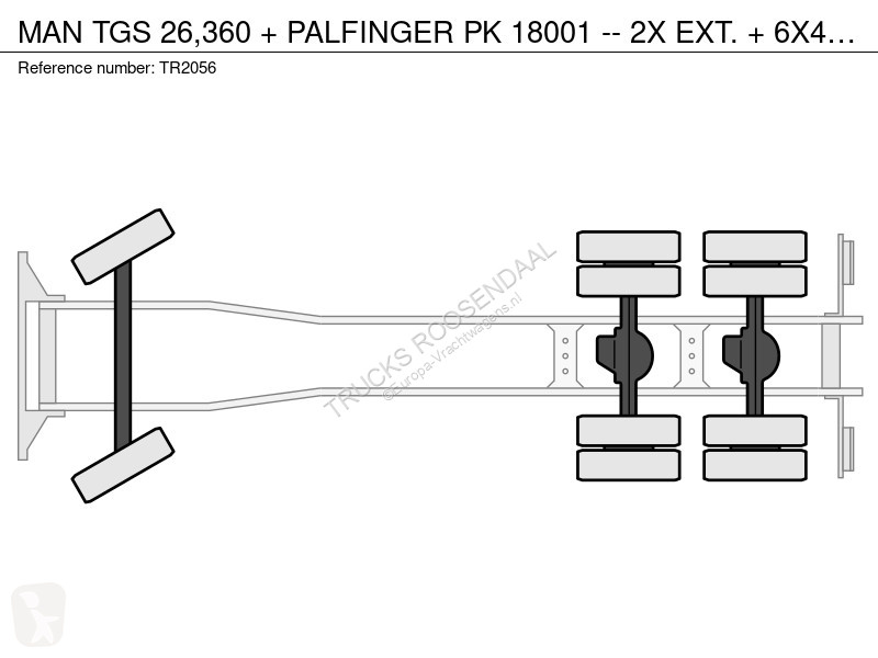 Грузовик MAN TGS + PALFINGER PK 18001 -- 2X...