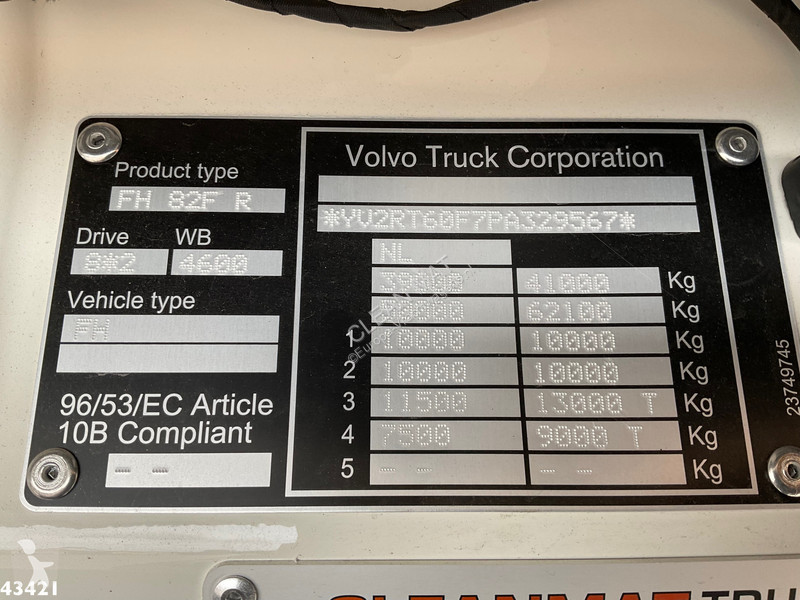 Camion Volvo Effer 145 Tonmeter laadkraan +...