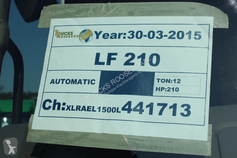 Kamion DAF 210 + EURO 6 + LIFT + 12T