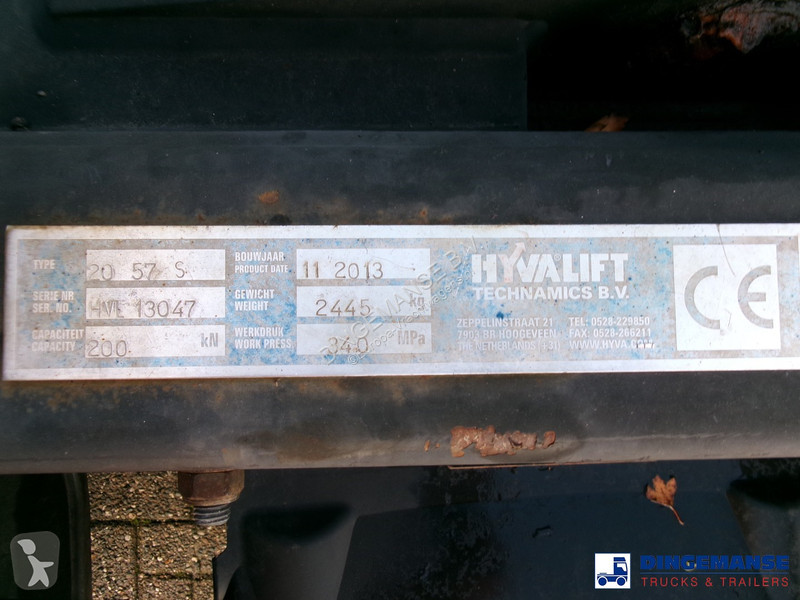 Camion DAF 460 6x2 Euro 6 Hyva container hook 20 t