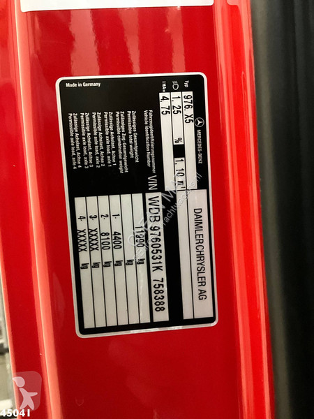 Kamion Mercedes 976.05 Brandweer materiaalwagen...