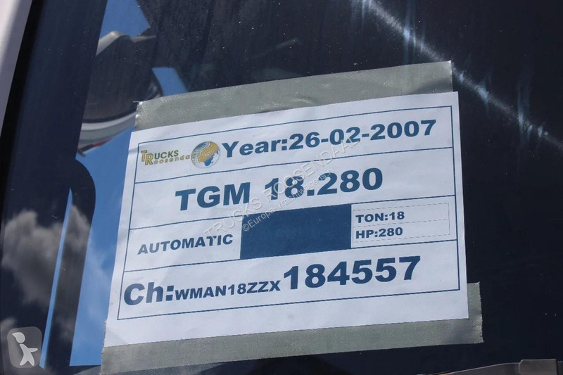 شاحنة MAN 18.280 + EURO 4 + LIFT + 18T