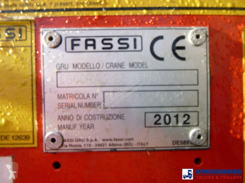 شاحنة Scania 400 8X2 RHD + Fassi F600