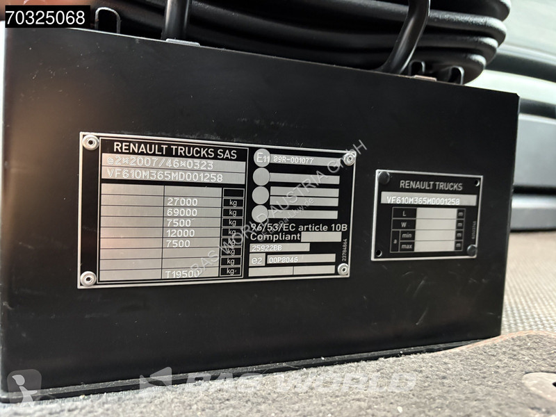 Camion Renault T 480 T 6X2 Retarder Lift Axle...