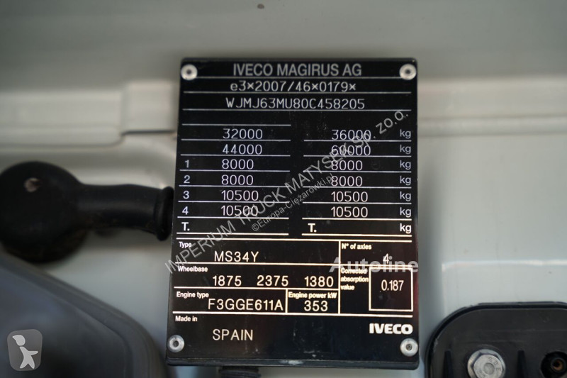 Kamion Iveco XWAY 480 / 8X4 / WYWROTKA...