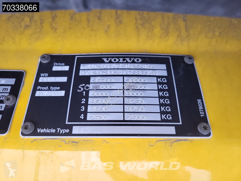 Camião Volvo FH 500 8X4 -truck SITETEC MP302DH...