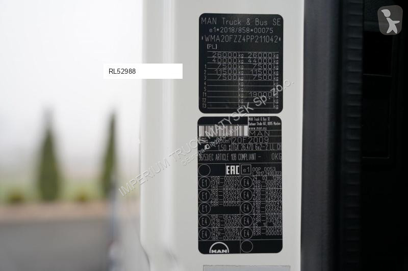 Kamion MAN TGX 26.470 / BDF / 6X2 / ZABUDOWA...