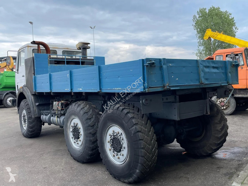 Vrachtwagen Mercedes Open Box 6x6 V8 Full Steel...