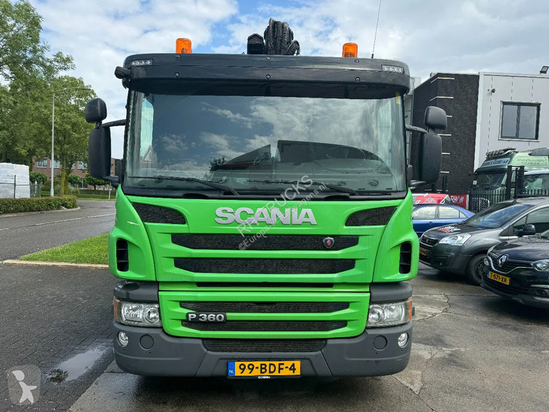 Kamion Scania P360 8X2 - HIAB 211BW-3 + FAUN...