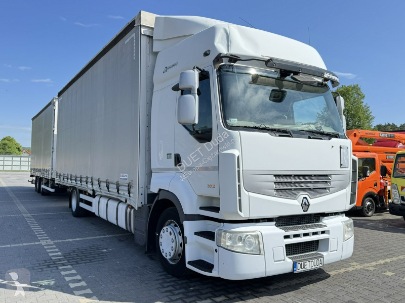 Kamion s návěsem Renault 380 DXi Euro 5 Firana...