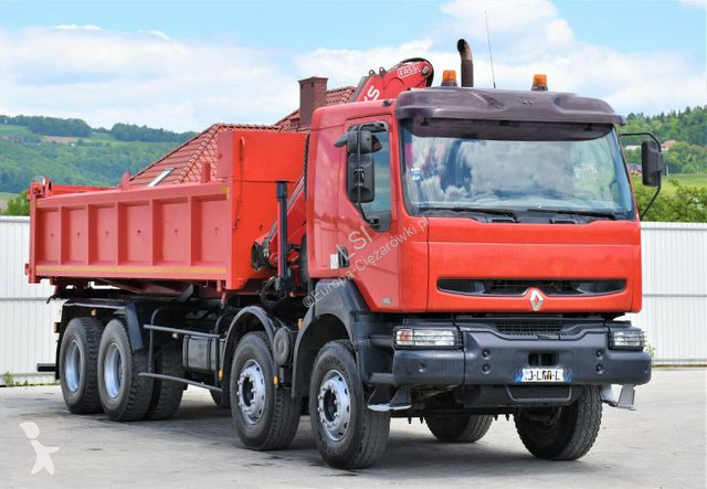 Kamion Renault KERAX 420 DCI Kipper 6,30m+FASSI...