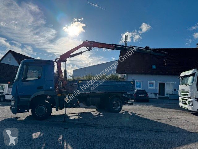 Kamion Mercedes 1835K €6 3-Seiten-Kipper Kran