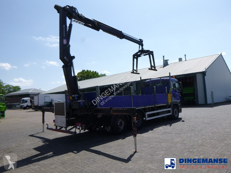 Camion MAN TGS 6X2 RHD + HMF 1420-K2 + grapple