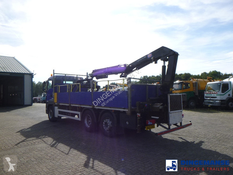 Camion MAN TGS 6X2 RHD + HMF 1420-K2 + grapple