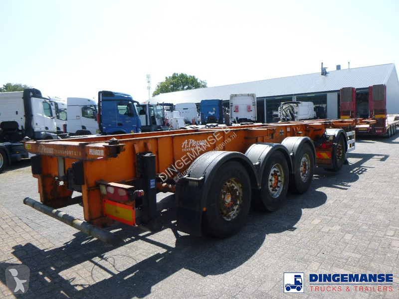 Kamion  4-axle container combi trailer (3 + 1...