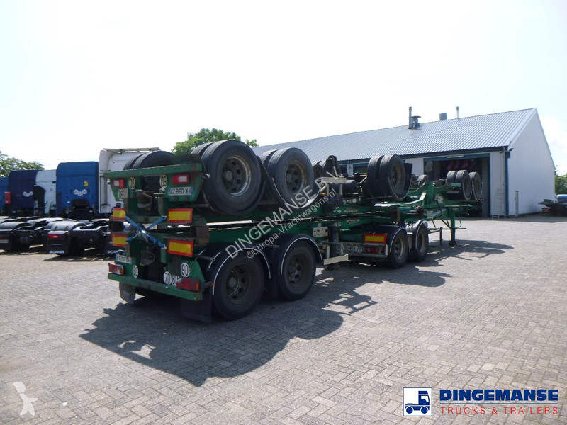 Kamion Asca Stack 4 x container trailer + dolly...