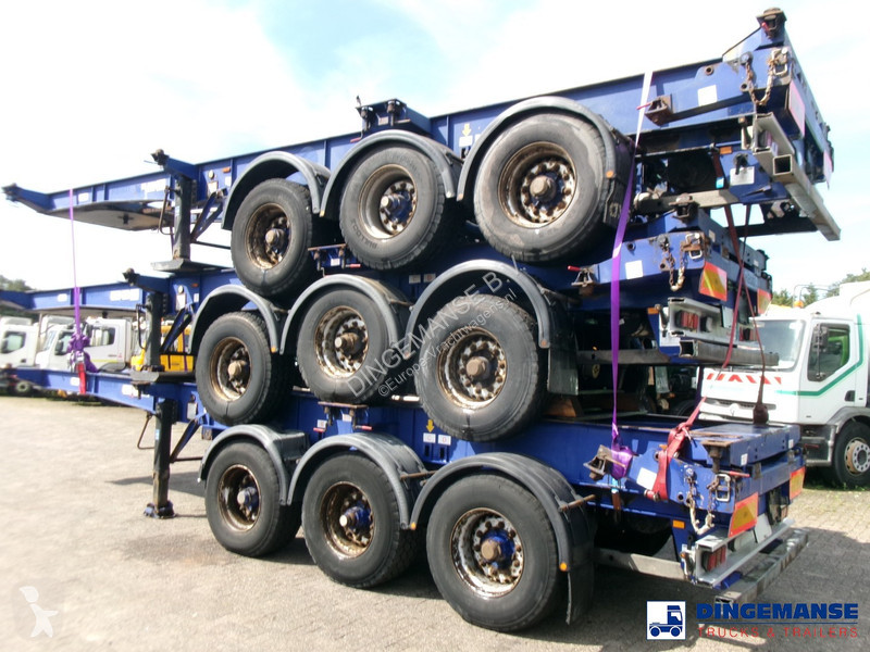 Kamion  Stack - 3 x container chassis...