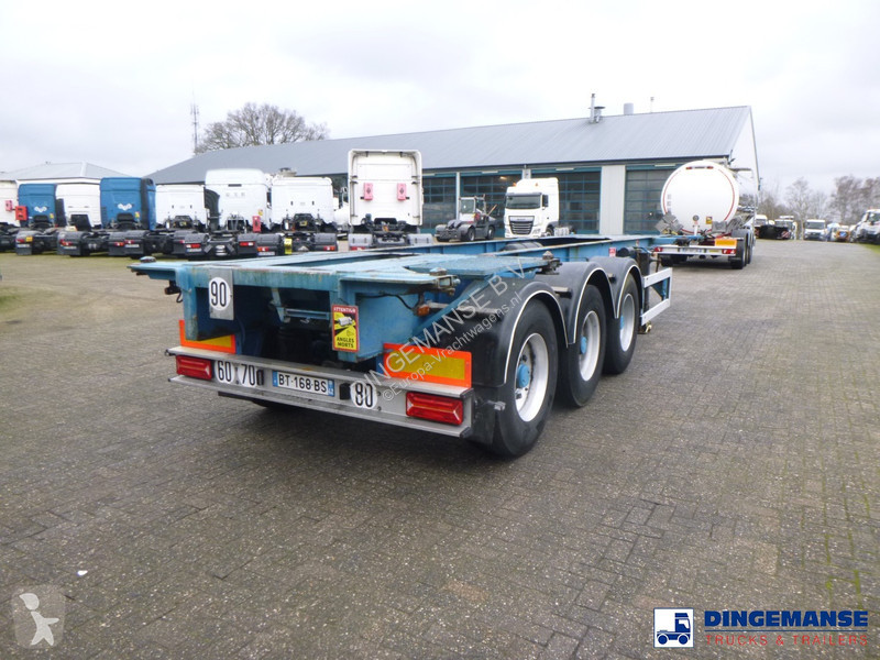 Camion Fruehauf 3-axle container chassis 20, 30 ft