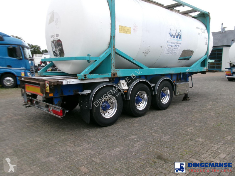 Kamion Van Hool 3-axle container trailer + ADR