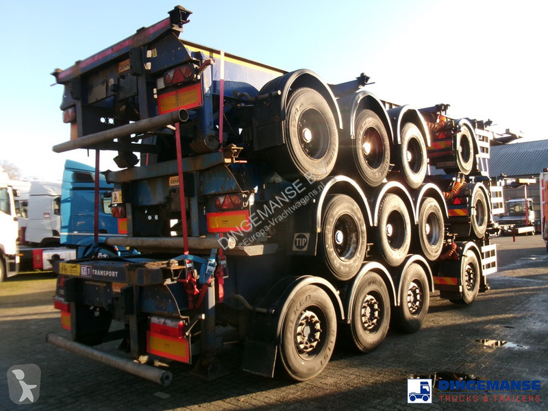 Kamion  Stack - 3 x splitter container chassis...