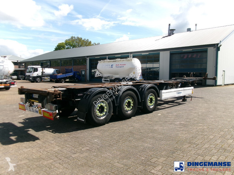 Vrachtwagen Krone 3-axle container trailer...