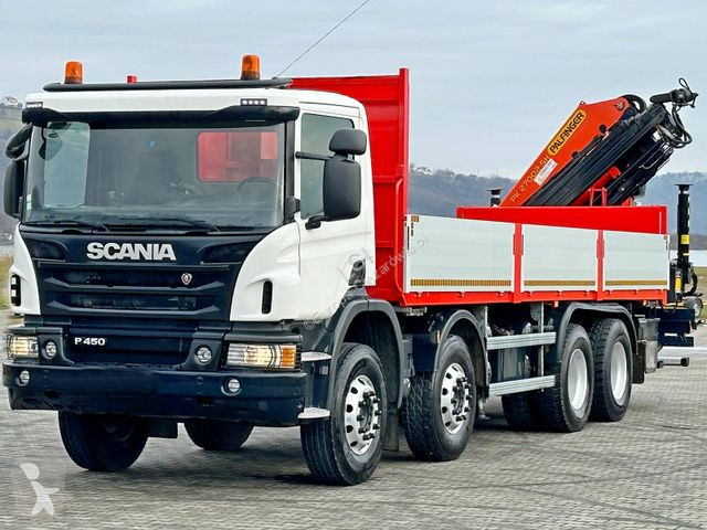 Camion Scania 450 * K 27002 - SH + FUNK * 8x4 *...