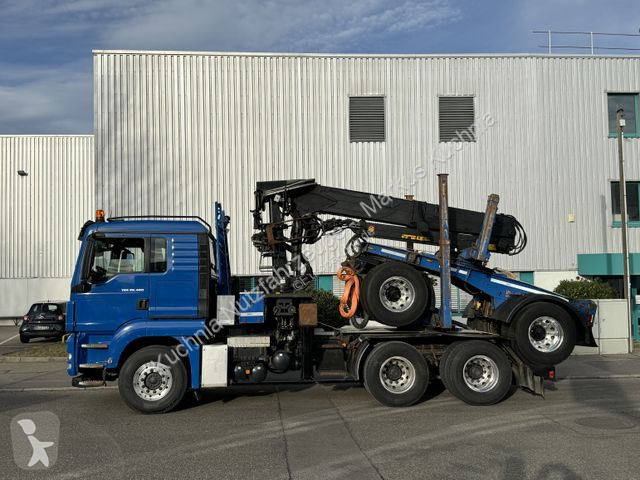Camión MAN TGS 6x4 BB Langholz+DOLL M114...