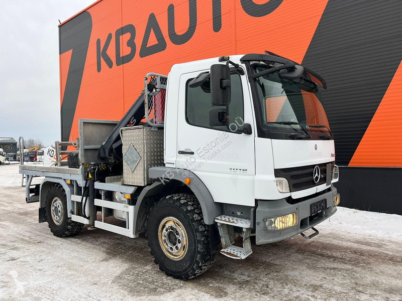 Kamion Mercedes 1018 4x4 Hiab 077 - B3 HiDUO