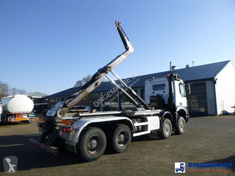 Camion Mercedes 4545 8x8 AJK container hook 25 t