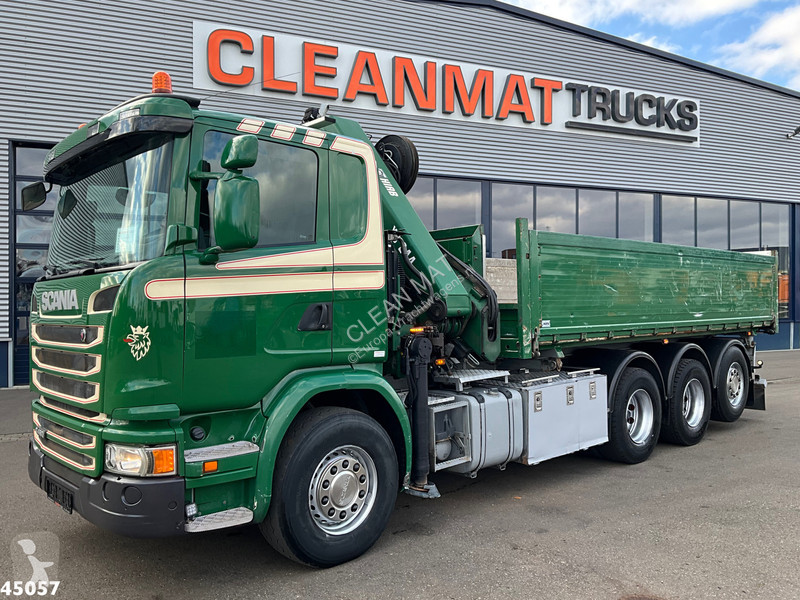 Camion Scania 490 8x4 Euro 6 Hiab 24 Tonmeter...