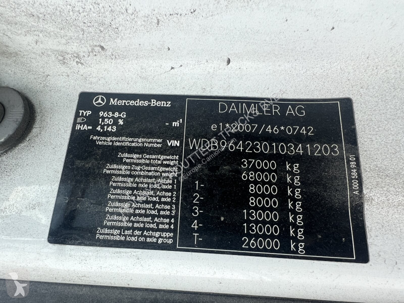 Vrachtwagen Mercedes Arocs 3253 K 8x4/4 Arocs...