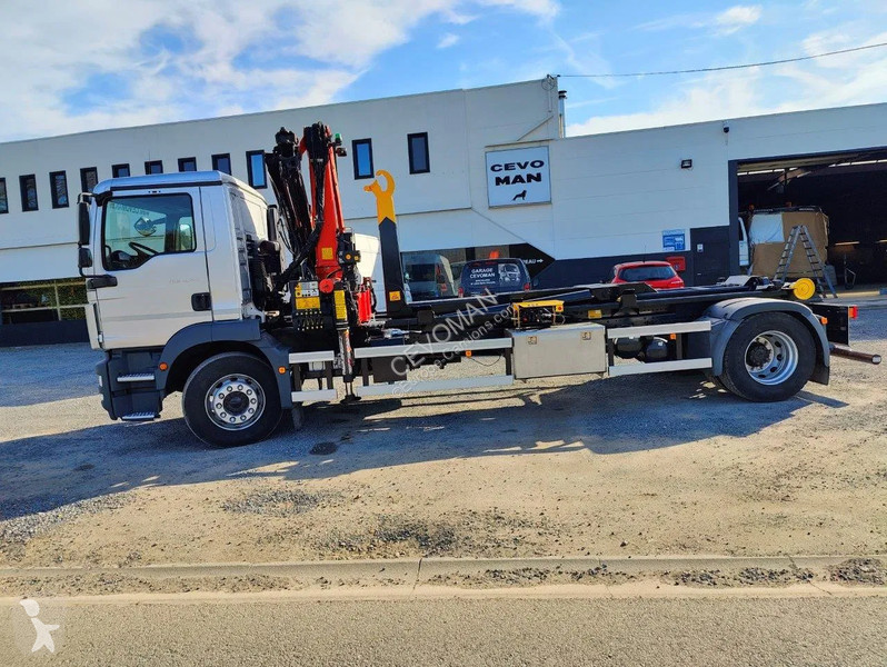 Camion MAN TGM 18.290 Container + Palfinger...