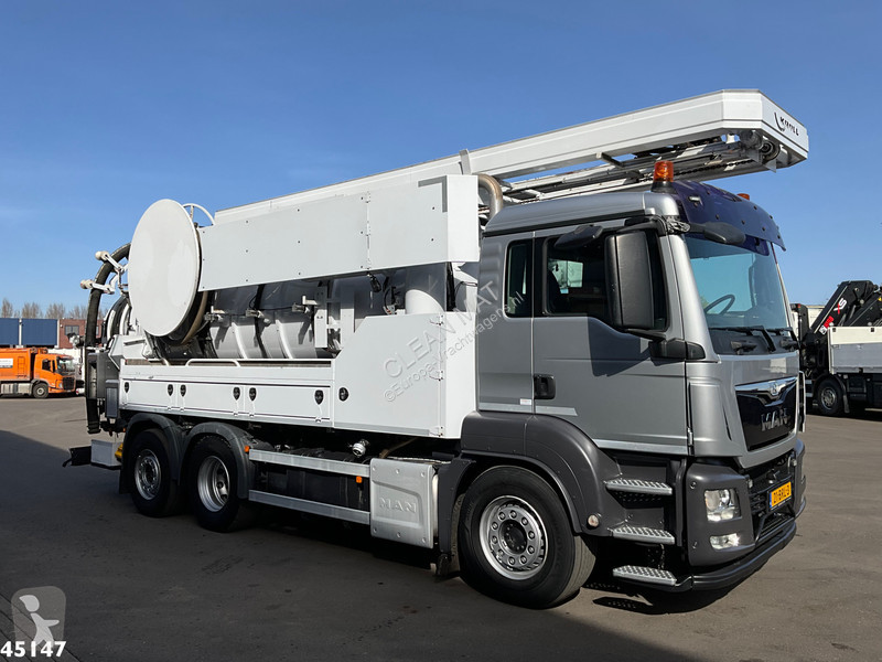 Lastbil MAN TGS Euro 6 Kroll 11m³ Riool Combi