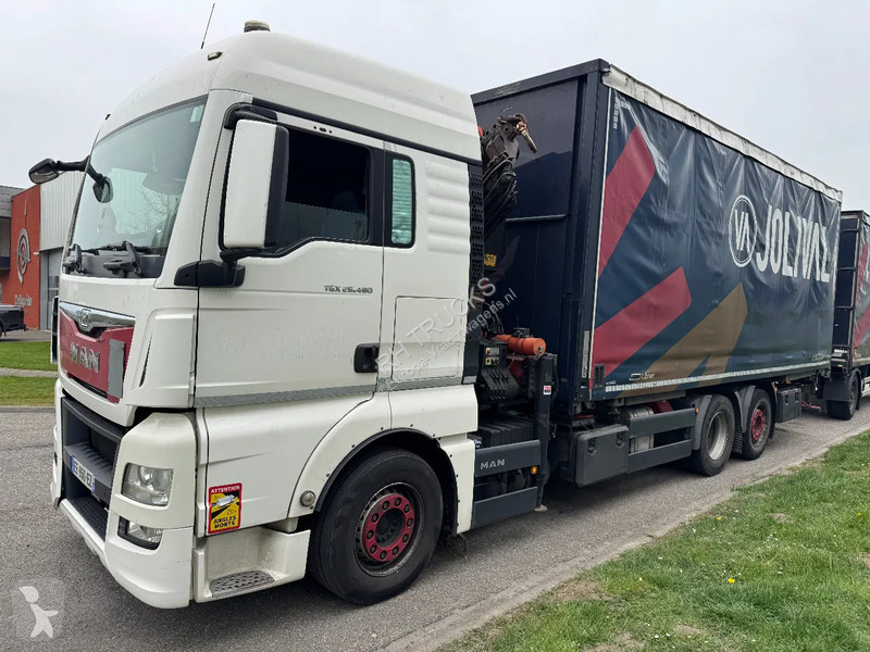 Lastbil MAN TGX 6X2 - EURO 6 + PALFINGER...