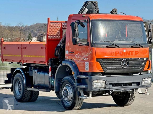 Camion Mercedes AXOR 1829 * HIAB 1111 HIDUO +...
