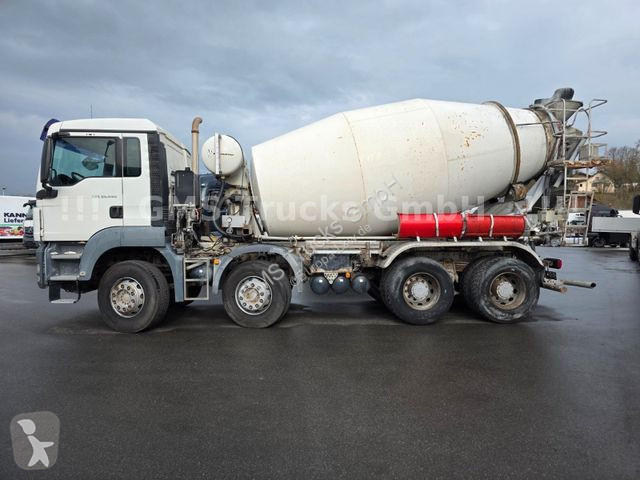 شاحنة MAN 35.440 /8X4 / Wechsel 9qm Mixer + Kipper