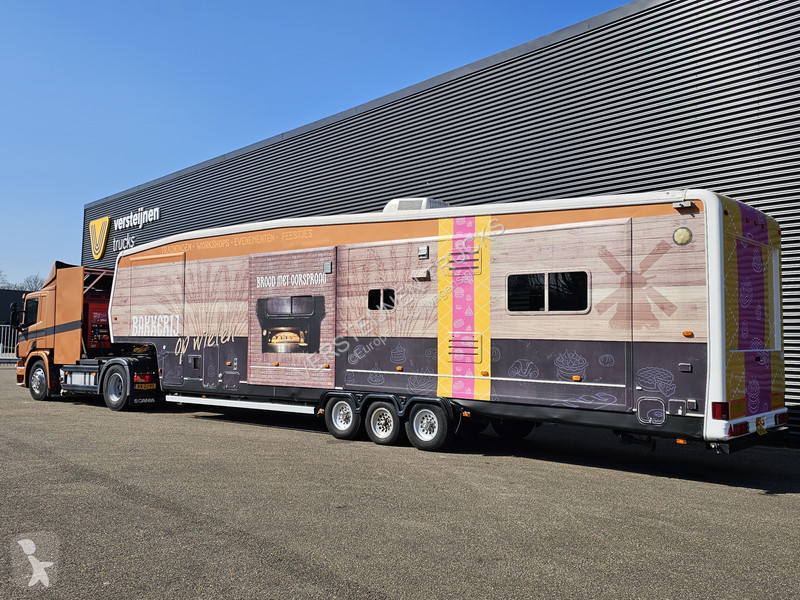 Camion Scania P 280 + trailer - 2 X SIDE OUT /...