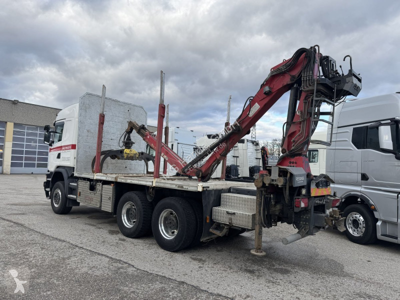 Camion Scania G490 6X6  Blatt-Blatt Penz Kran...