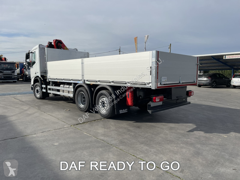 Camion DAF XD 450 N Grua con caja alum